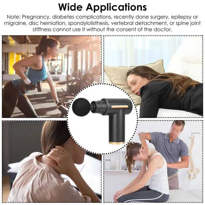 Professional Deep Tissue Massage Gun High Torque Muscle Relaxer Portable Ergonomic Design Ultra Compact Fashionable Perfect for Back Neck Day Gift Relieves Body Fatigue Improves Skin Smoothness