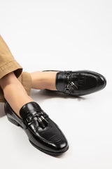 Remus - Mens Two Tone Leather Shoes In Black & Brown | JULKE – JULKÉ
